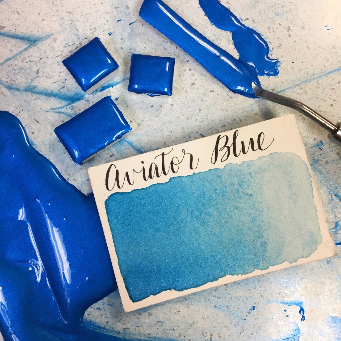 Stoneground - Bleu aviateur (Couleur nacrée - Demi-casserole)