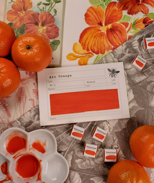 Stoneground Gouache - Azo Orange