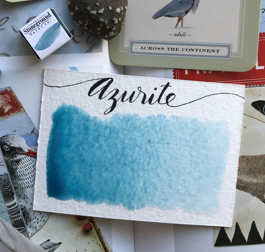 Stoneground -Azurite (Mineral Colour - Half Pan) - Discontinued