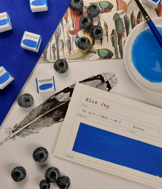 Stoneground Gouache -  Blue Jay