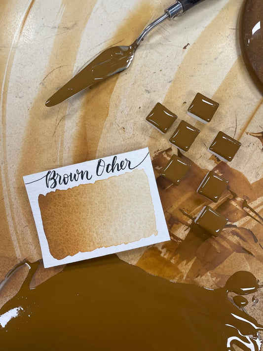 Stoneground - Brown Ochre (Earth Colour - Half Pan)