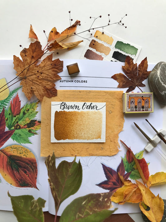 Stoneground - Brown Ochre (Earth Colour - Half Pan)