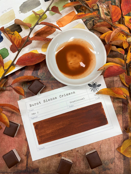 Stoneground Gouache -  Burnt Sienna Crimson