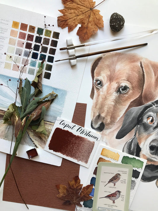 Stoneground - Caput Mortuum (Earth Colour - Half Pan)