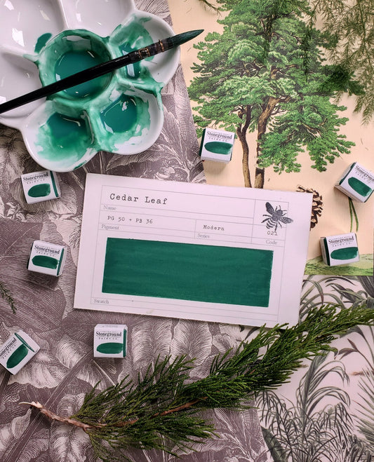 Stoneground Gouache -  Cedar Leaf