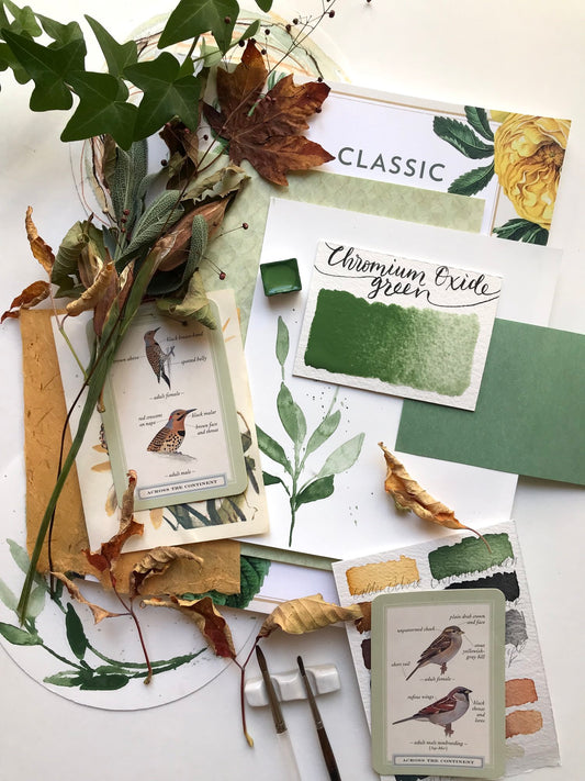 Stoneground - Chromium Oxide Green (Earth Colour - Half Pan)