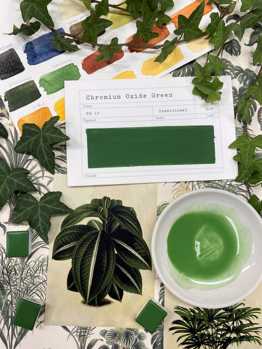 Stoneground Gouache - Chromium Oxide Green