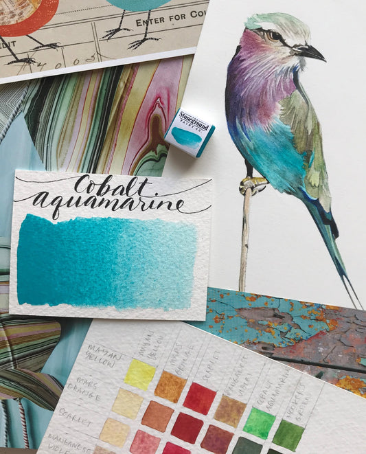 Stoneground - Cobalt Aquamarine (Synthetic - Half Pan)