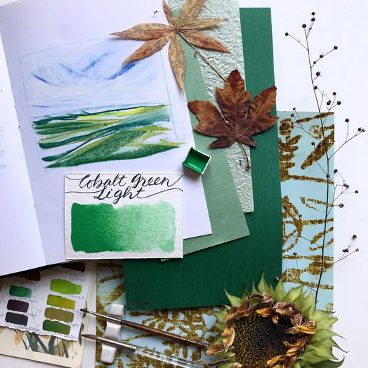 Stoneground - Cobalt Green Light (Synthetic - Half Pan)