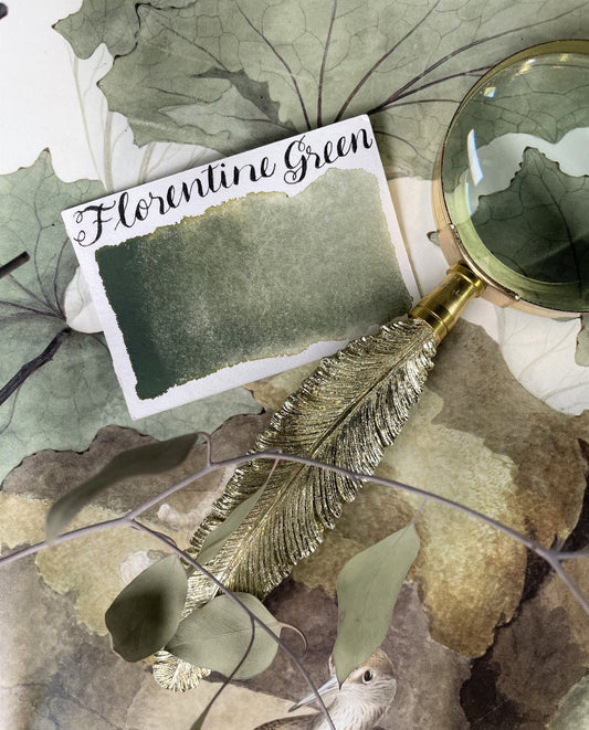 Stoneground - Florentine Green (Earth Colour - Half Pan)