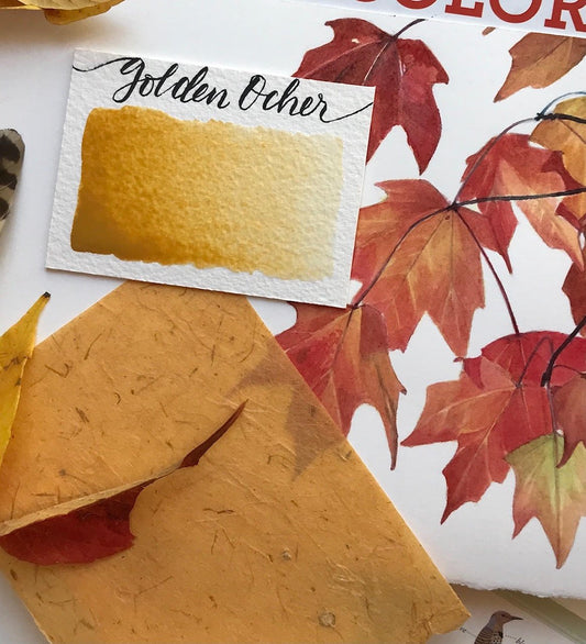 Stoneground - Golden Ochre (Earth Colour - Half Pan)