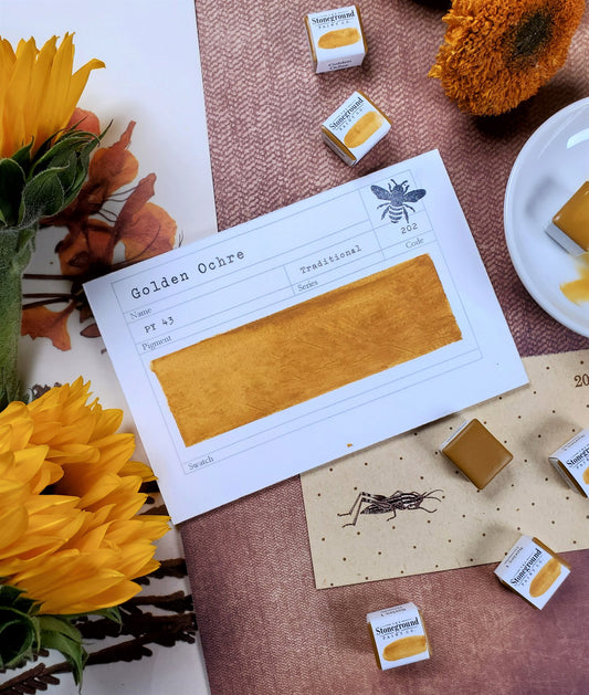 Stoneground Gouache -  Golden Ochre