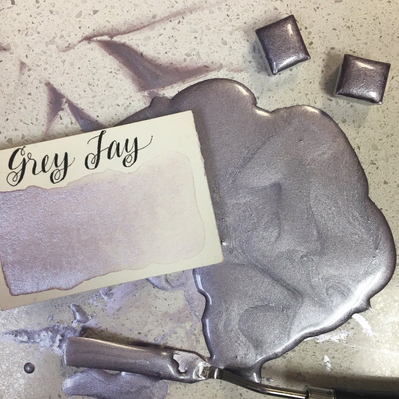 Stoneground - Grey Jay (Pearlescent Colour - Half Pan)