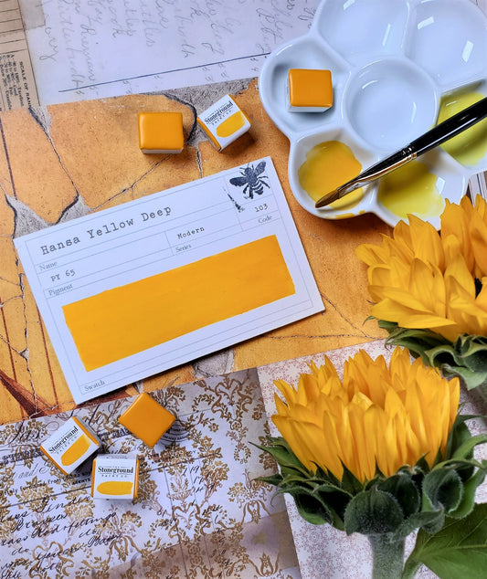 Stoneground Gouache - Hansa Yellow Deep