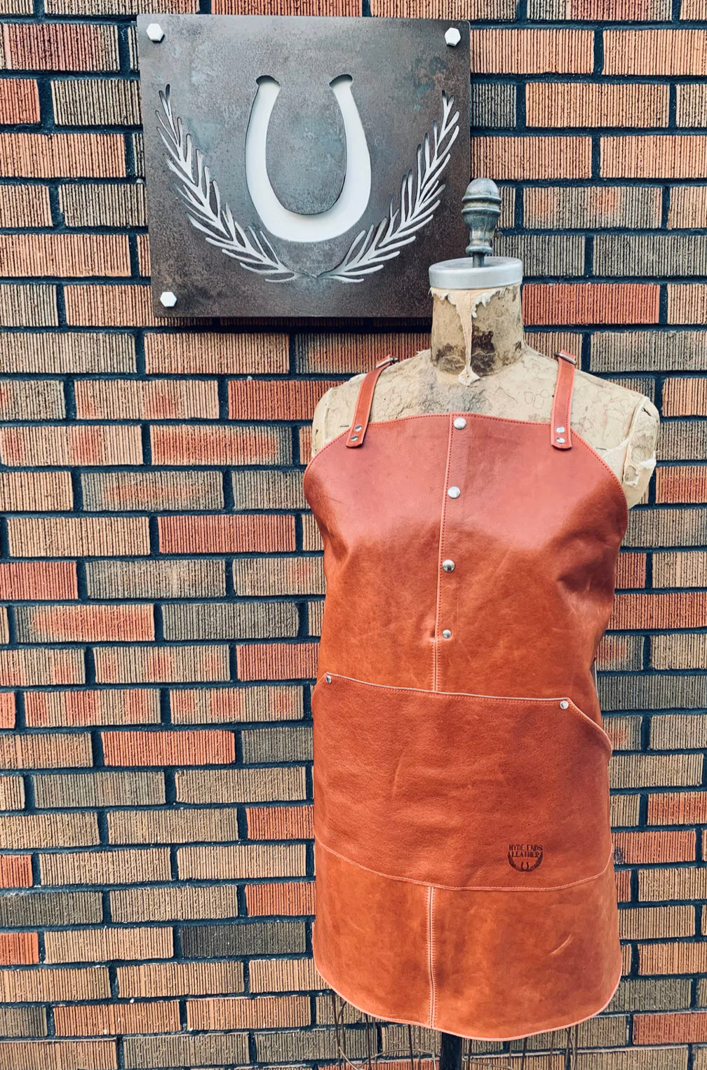 Veg Tan Leather Apron by Hyde Ends Leather