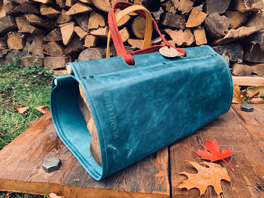 Leather Log Tote by Hyde Ends Leather