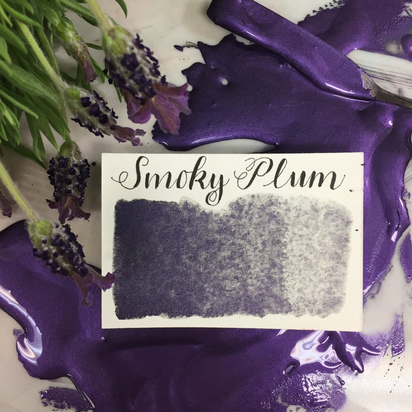 Stoneground - Smoky Plum  (Pearlescent Colour - Half Pan)