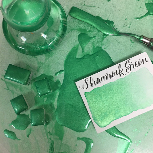 Stoneground - Shamrock Green (Pearlescent Colour - Half Pan)
