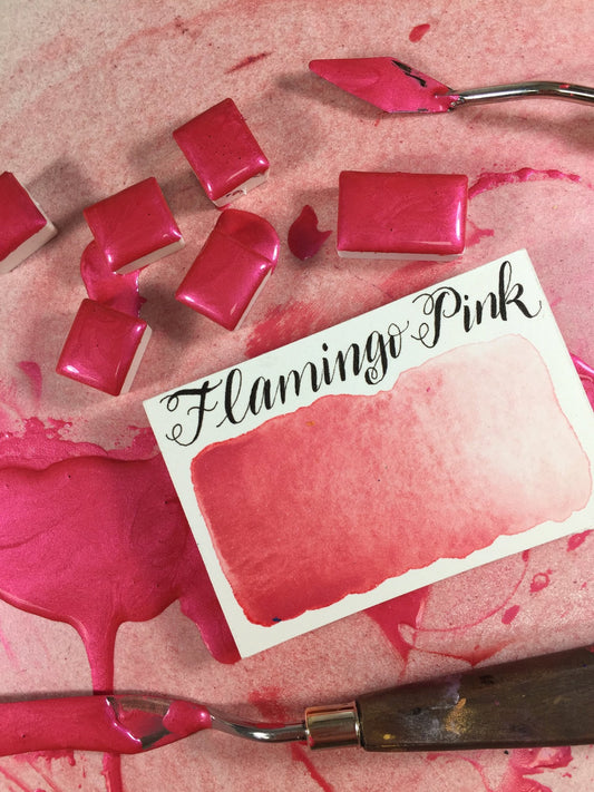 Stoneground - Flamingo Pink (Pearlescent Colour - Half Pan)