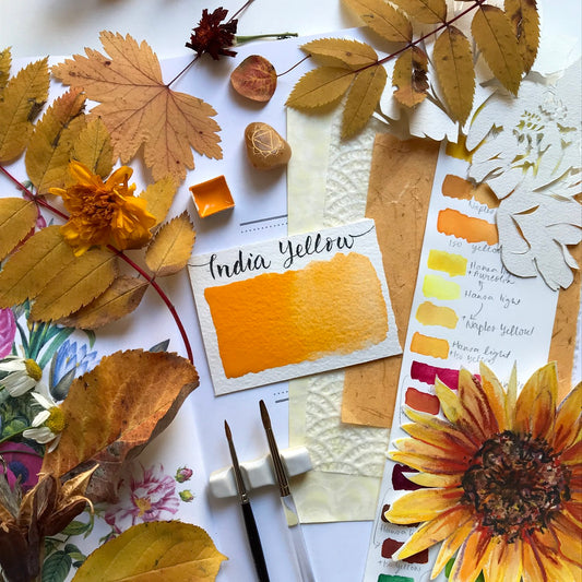 Stoneground -India Yellow (Synthetic - Half Pan)