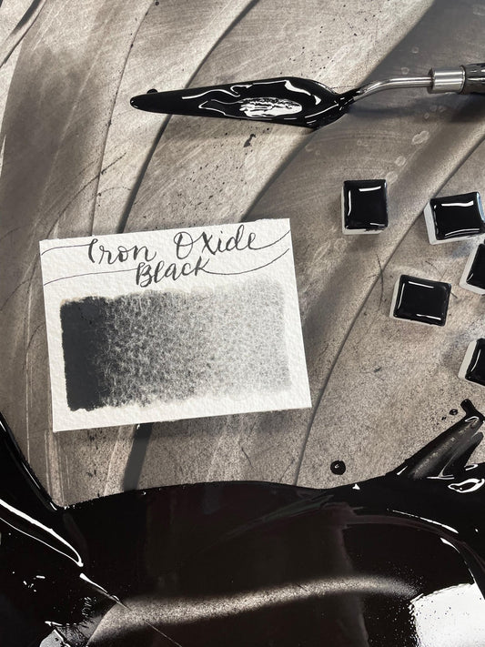 Stoneground - Iron Oxide Black (Earth Colour - Half Pan)