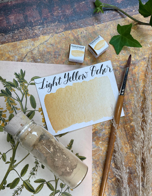 Stoneground - Light Yellow Orchre (Earth Colour - Half Pan)