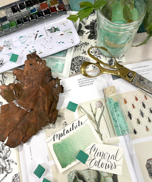 Stoneground - Malachite (Mineral Colour - Half Pan)