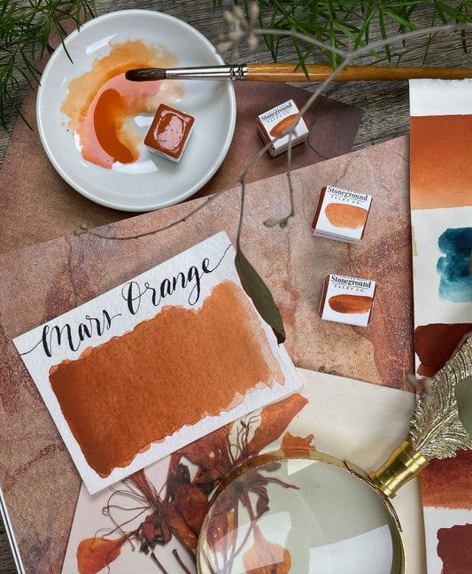 Stoneground - Mars Orange (Earth Colour - Half Pan)