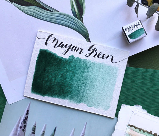 Stoneground - Mayan Green (Synthetic - Half Pan)