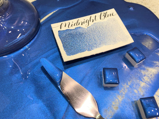 Stoneground - Midnight Blue (Pearlescent Colour - Half Pan)