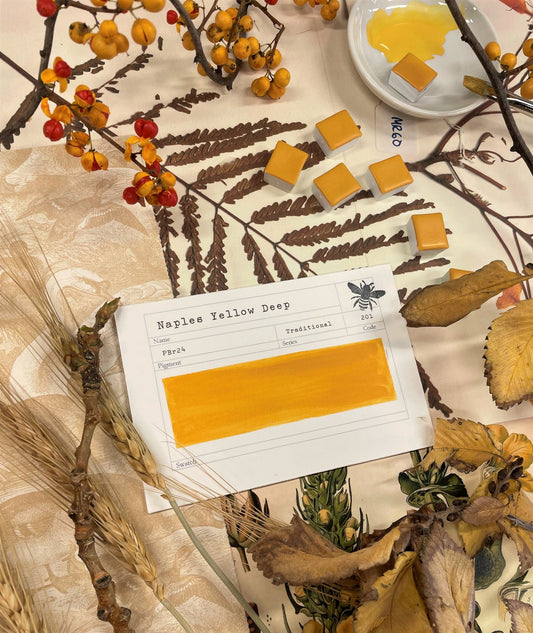 Stoneground Gouache -  Naples Yellow Deep