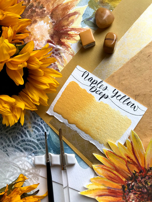 Stoneground - Naples Yellow Deep (Synthetic Half Pan)