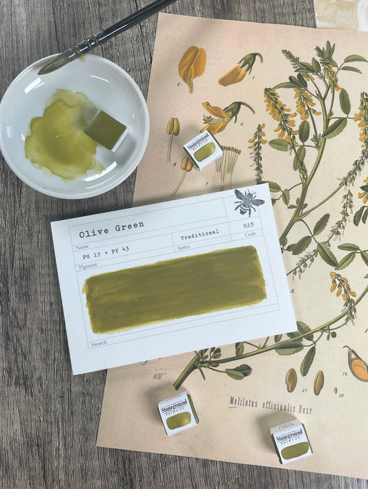 Stoneground Gouache -Olive Green