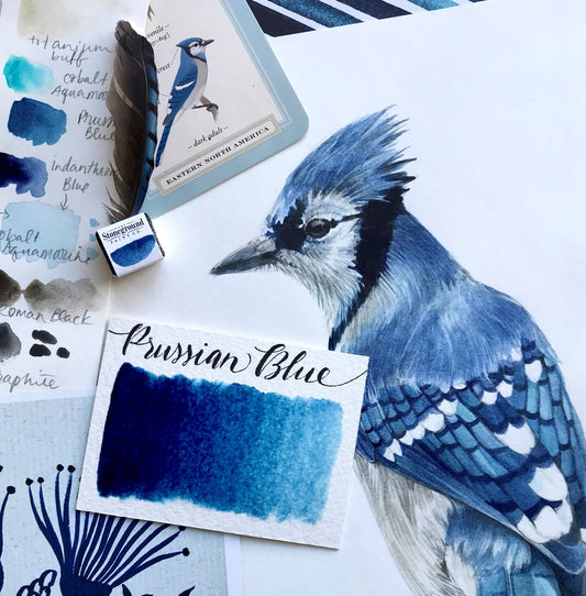 Stoneground - Prussian Blue (Synthetic - Half Pan)