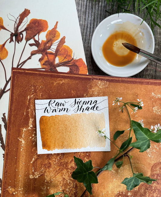 Stoneground - Raw Sienna Warm Shade (Earth Colour - Half Pan)