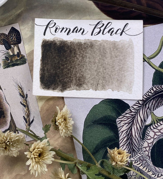 Stoneground - Roman Black (Earth Colour - Half Pan)