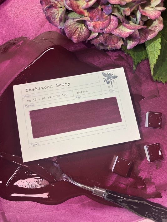 Stoneground Gouache -  Saskatoon Berry