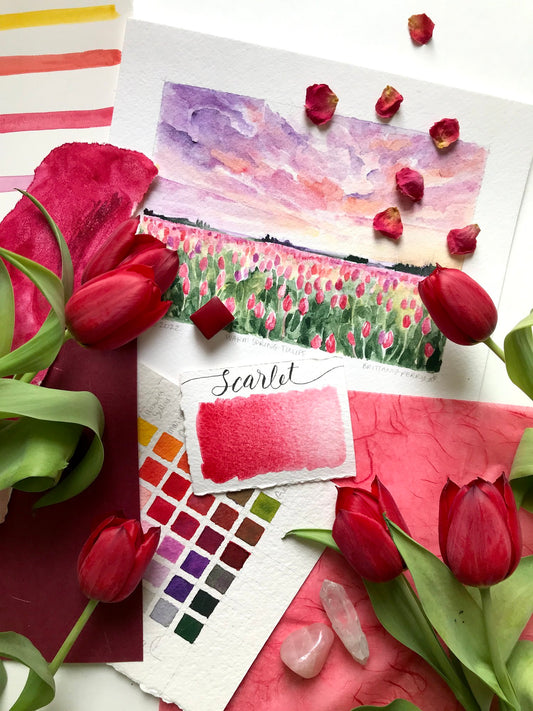 Stoneground - Scarlet (Synthetic Colour - Half Pan)