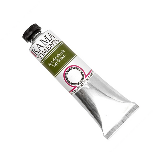 Kama Sap Green Oil Paint