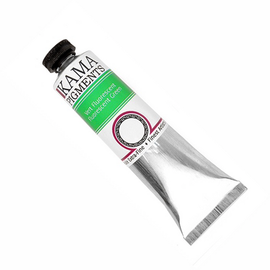 Kama Fluorescent Green Oil Paint