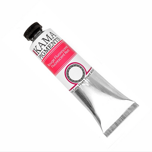 Kama Fluorescent Red Oil Paint
