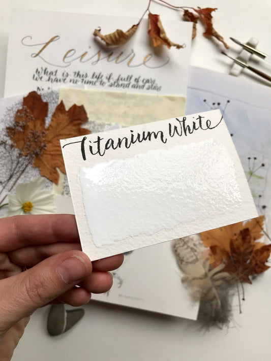 Stoneground - Titanium White (Earth Colour - Half Pan)