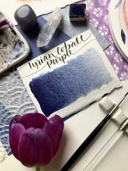 Stoneground - Tyrian Cobalt Purple (Synthetic - Half Pan)