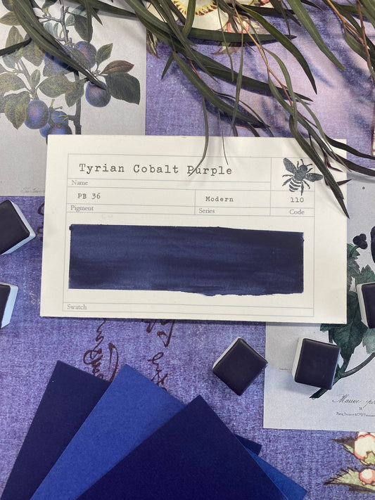 Stoneground Gouache - Tyrian Cobalt Purple