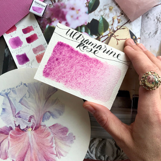 Stoneground - Ultramarine Rose (Synthetic - Half Pan)