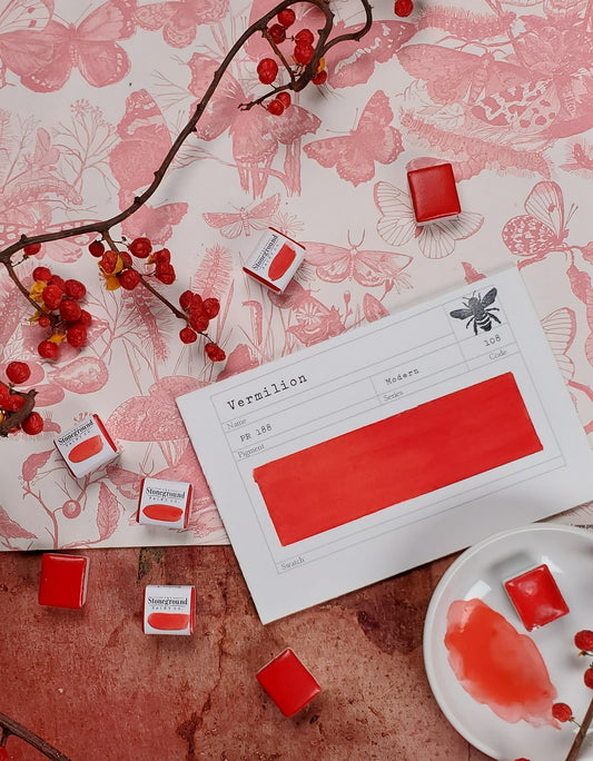 Stoneground Gouache - Vermilion
