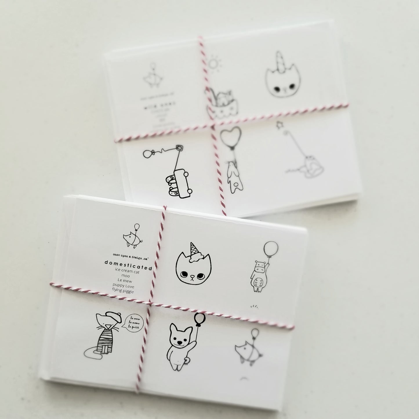 Colorea tu propio paquete de 5 cartas de Wendy Cho, Once Upon a Design