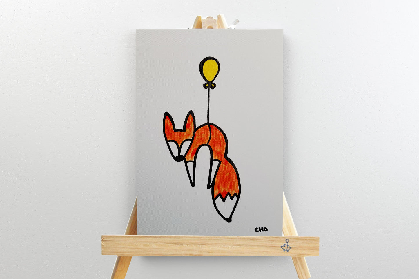Mini Crazy Like a Fox avec chevalet par Wendy Cho, Once Upon a Design
