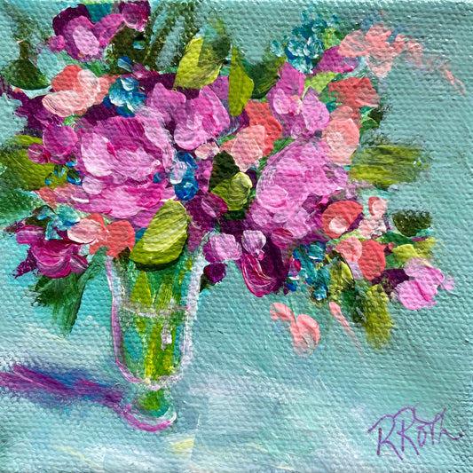Polka Dot Pinks by Raquel Roth