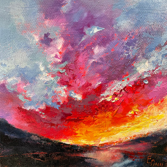 Skyscape no. 7 by Elena Dinissuk SOLD